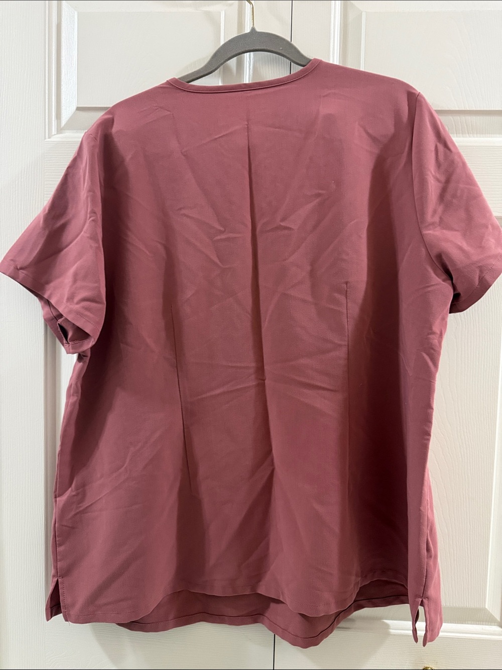 FIGS Catarina Scrub Top 3XL Dusty Rose Pink One Pocket Stretch Medical Nurse - Picture 3 of 5